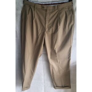 Louis Raphael‎ men's dress pant tan 42 30 comfort waist